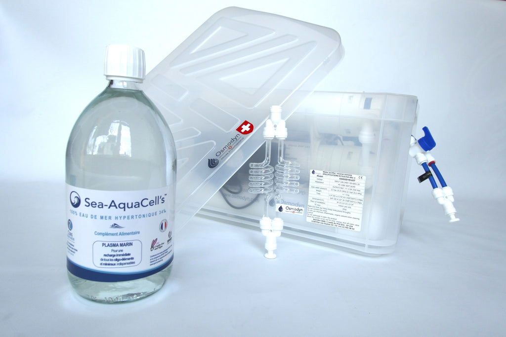 Osmodyn Elixir-Odemer, vortex verre et plasma marin de quinton