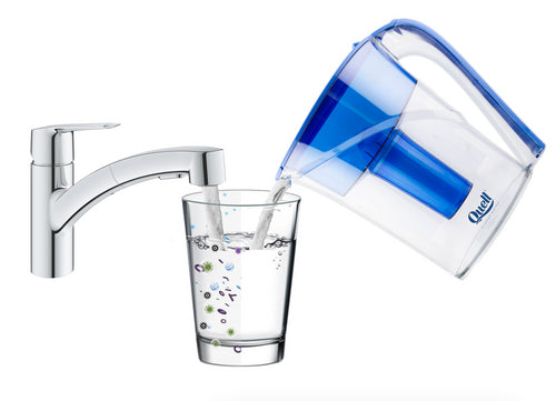 Carafe de table Bleue Quell ultra-filtration Disruptor®